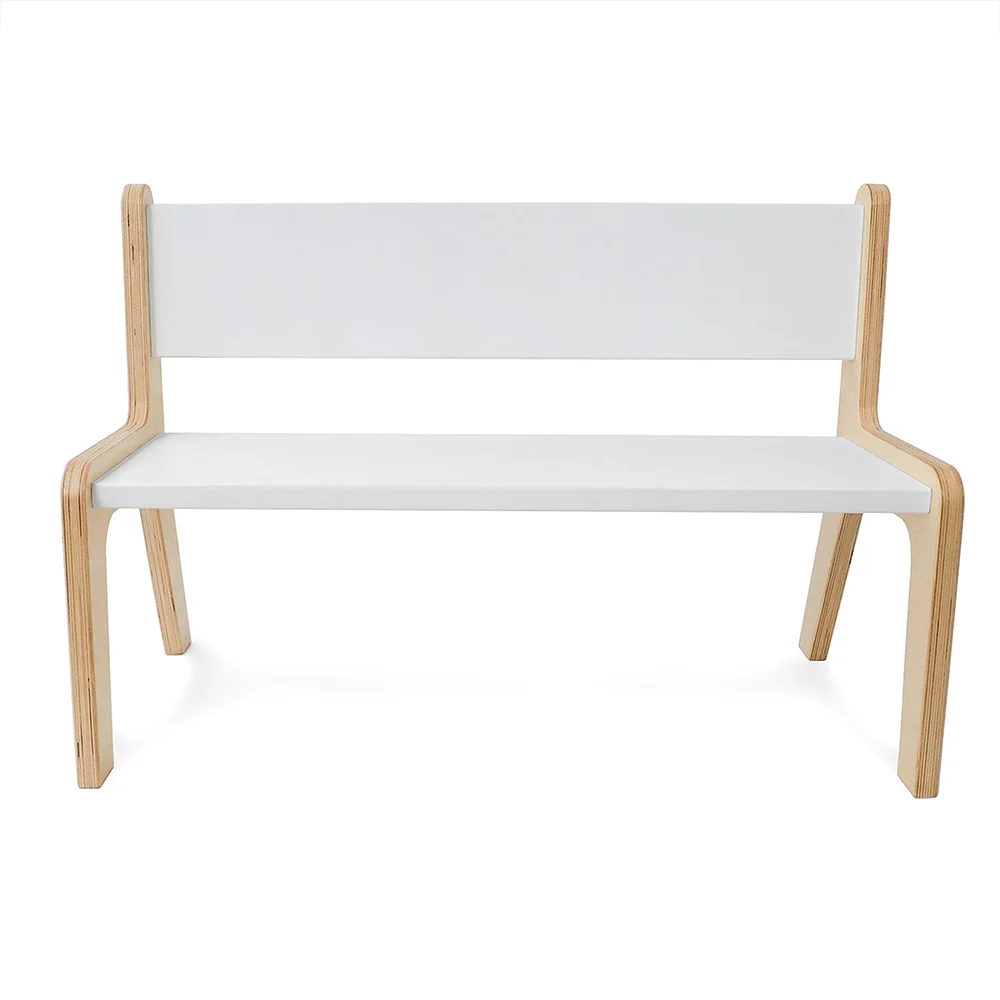 Whitney Plus 12″H Contoured Children’s Bench | Functional Classroom Seating