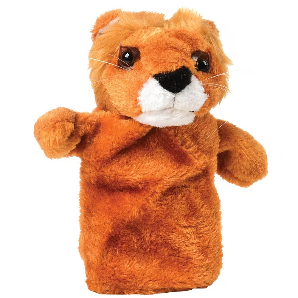 Wild Animal Plush Puppet - Lion Puppet - Image 2