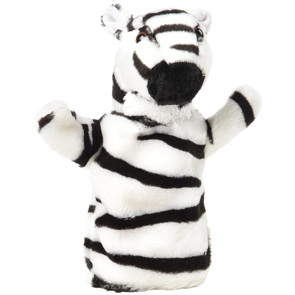 Wild Animal Plush Puppet - Zebra Puppet - Image 2
