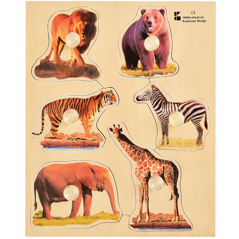 Wild Animals Knob Puzzle - Image 2