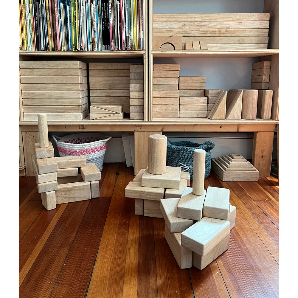 Beginner Unit Block Set | 32 Durable Hardwood Blocks - Image 4