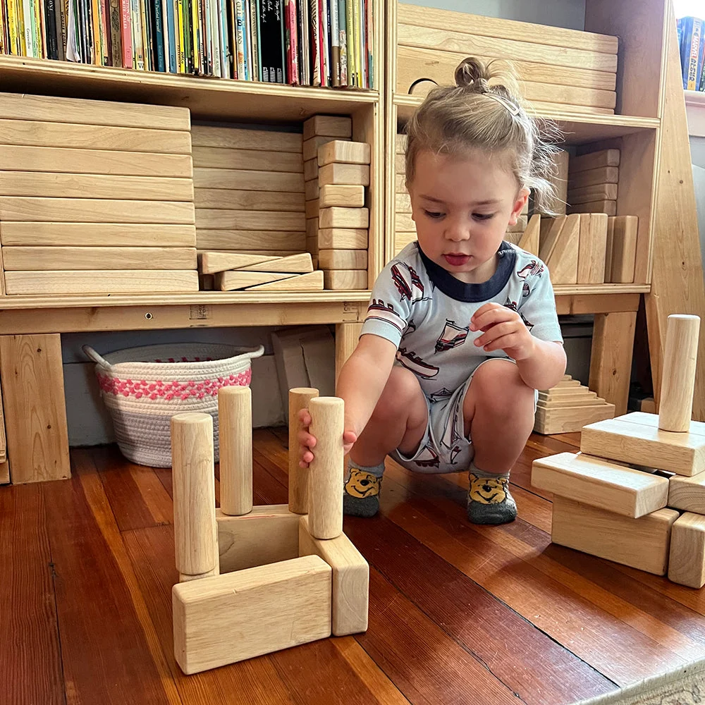 Beginner Unit Block Set | 32 Durable Hardwood Blocks - Image 5