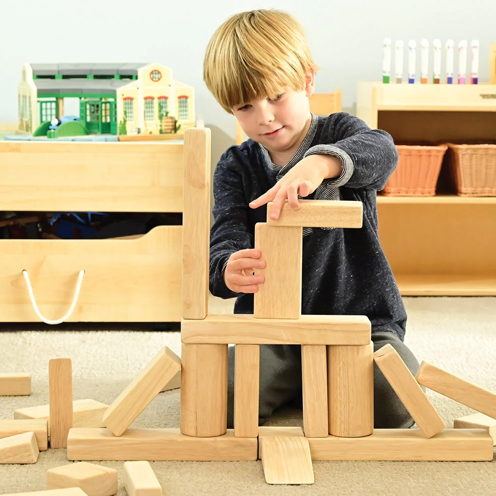 Beginner Unit Block Set | 32 Durable Hardwood Blocks - Image 6