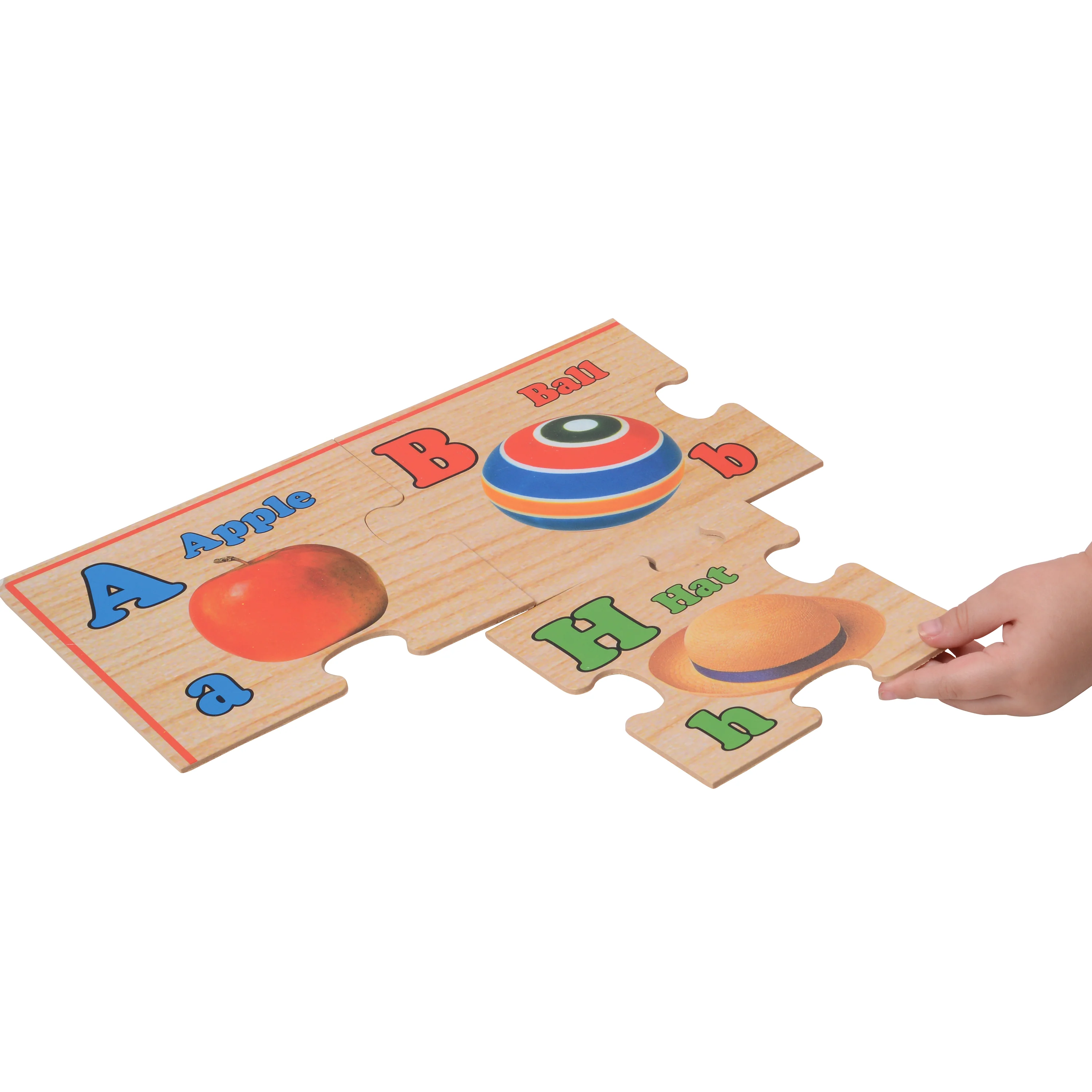 Wooden Alphabet Floor Puzzle | 26-Piece Educational Puzzle with Real Photos - Image 4