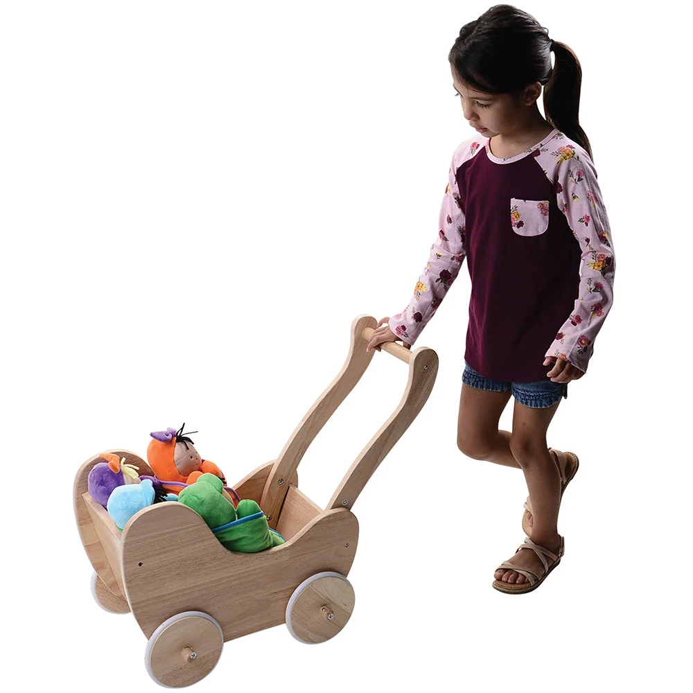 Wooden Doll Buggy - Image 6
