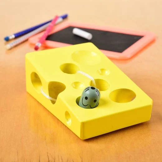 Wooden Lacing Game – Cheese & Mouse - Image 5