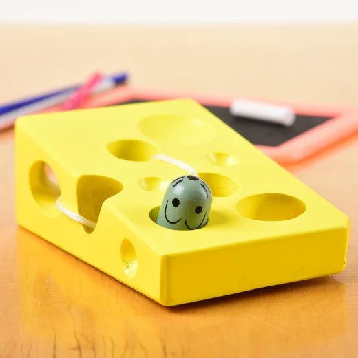 Wooden Lacing Game – Cheese & Mouse - Image 7