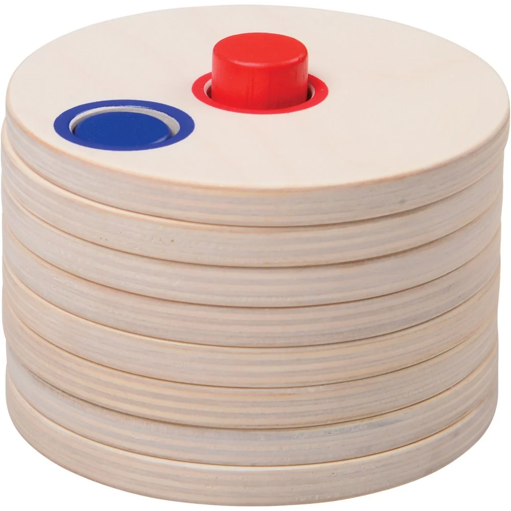 Wooden Logic Stacking Puzzle | Shape & Color Exploration STEM Toy - Image 9