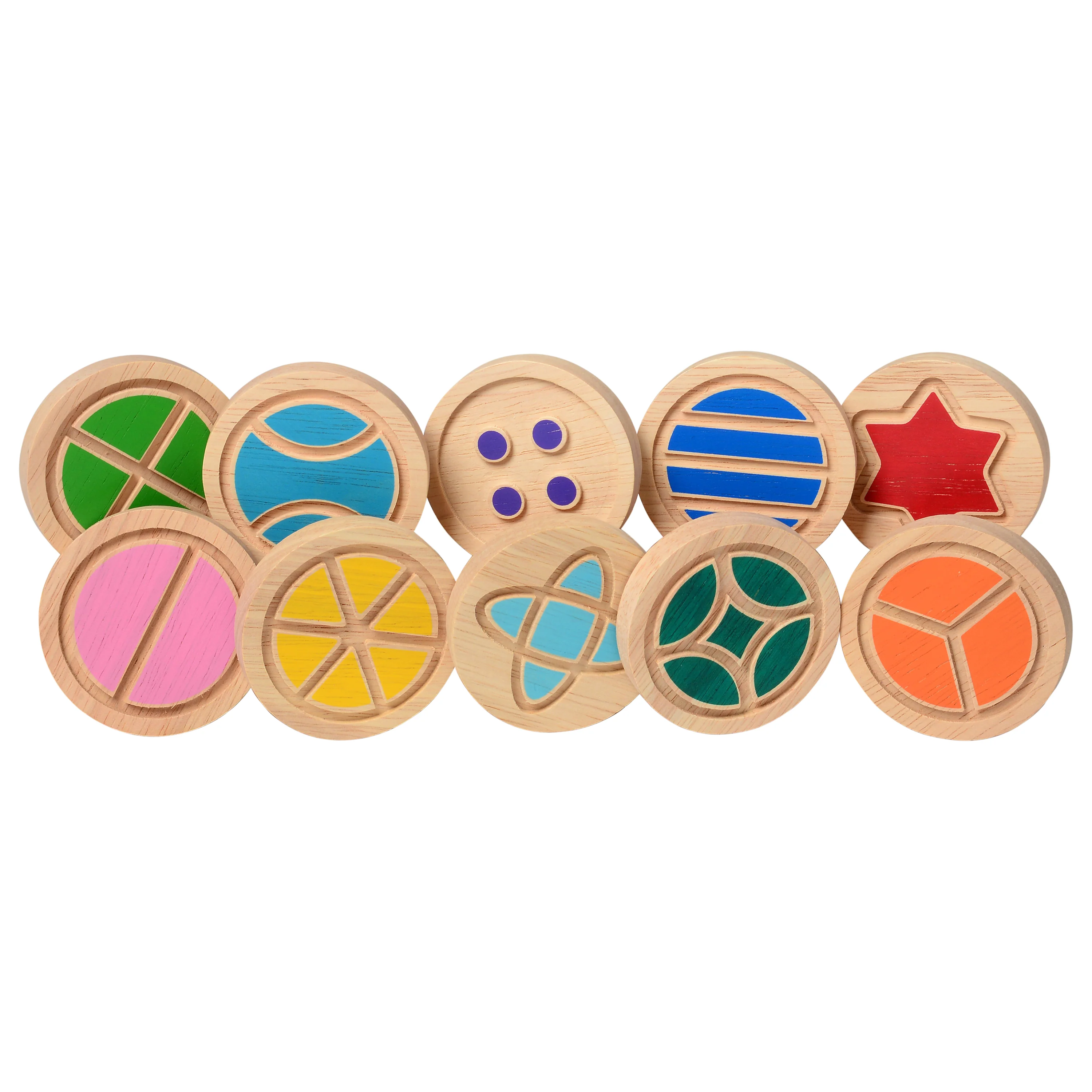 Wooden Tactile Discs - Image 3