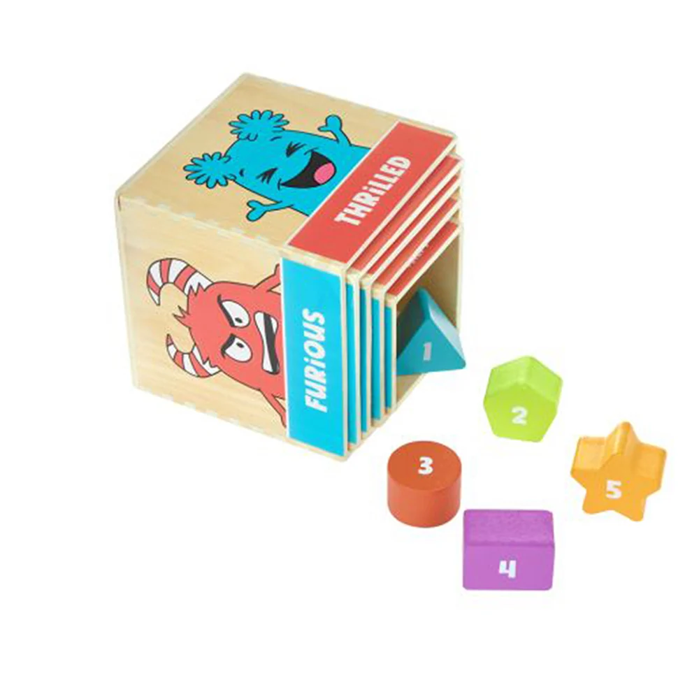 Feelings Stack & Sort Blocks | Wooden Emotional Learning Tower - Image 3