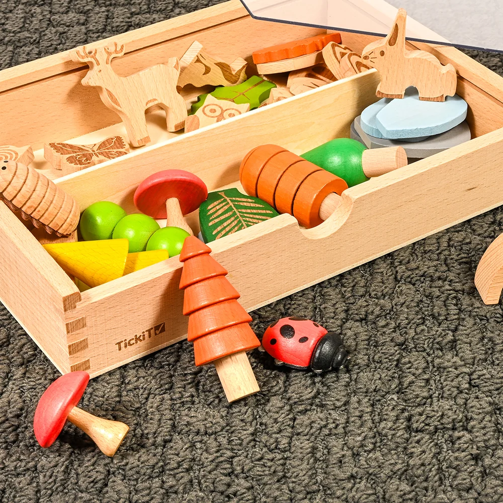 Woodland Trail Discovery Set | 37-Piece Beechwood Nature Playset - Image 9