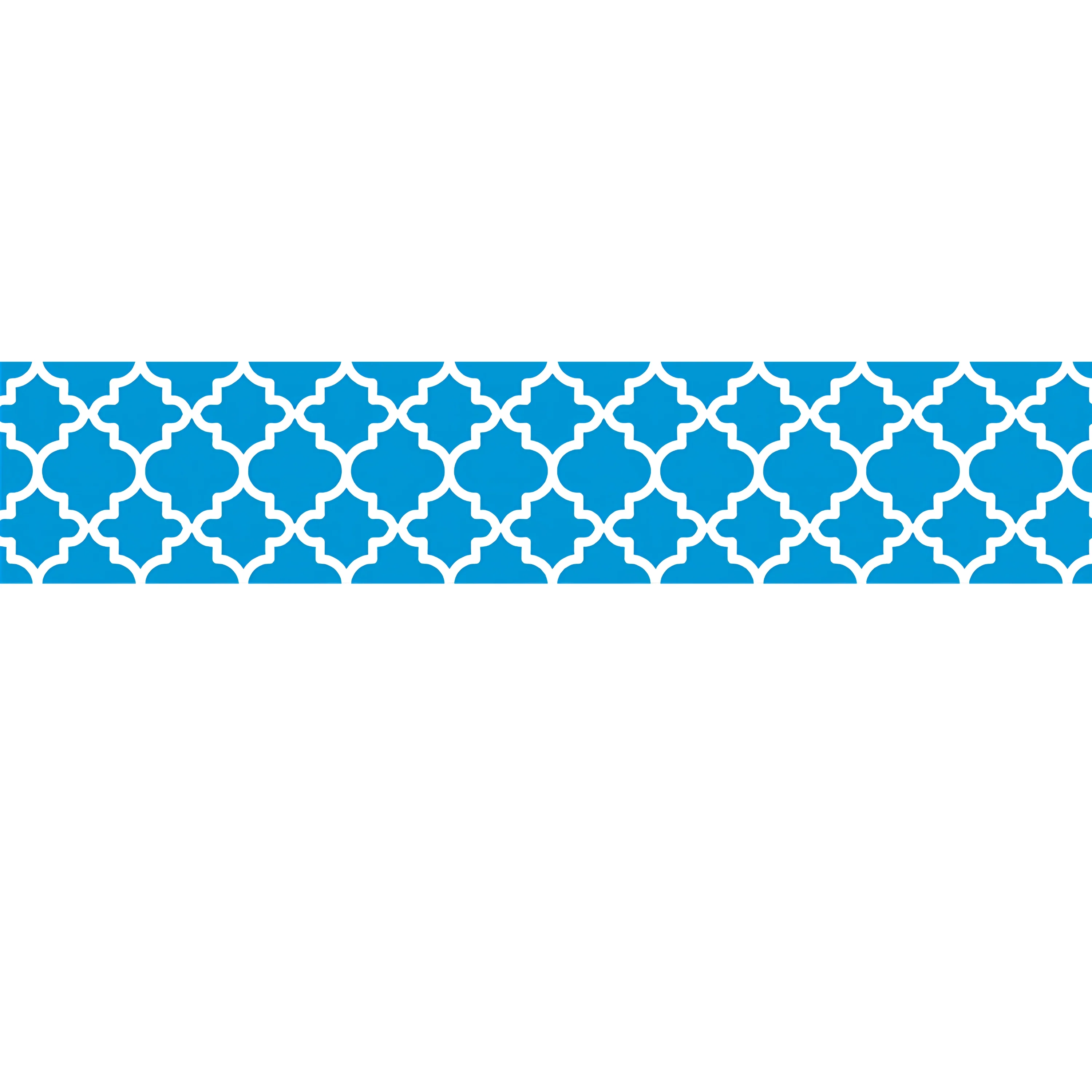 Moroccan Blue Bolder Borders Classroom Bulletin Board Trim